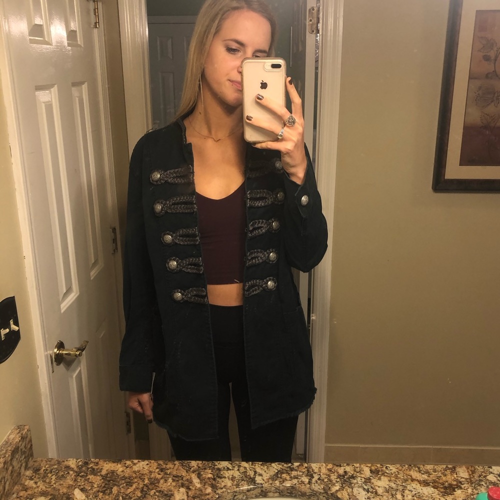Free people military jacket